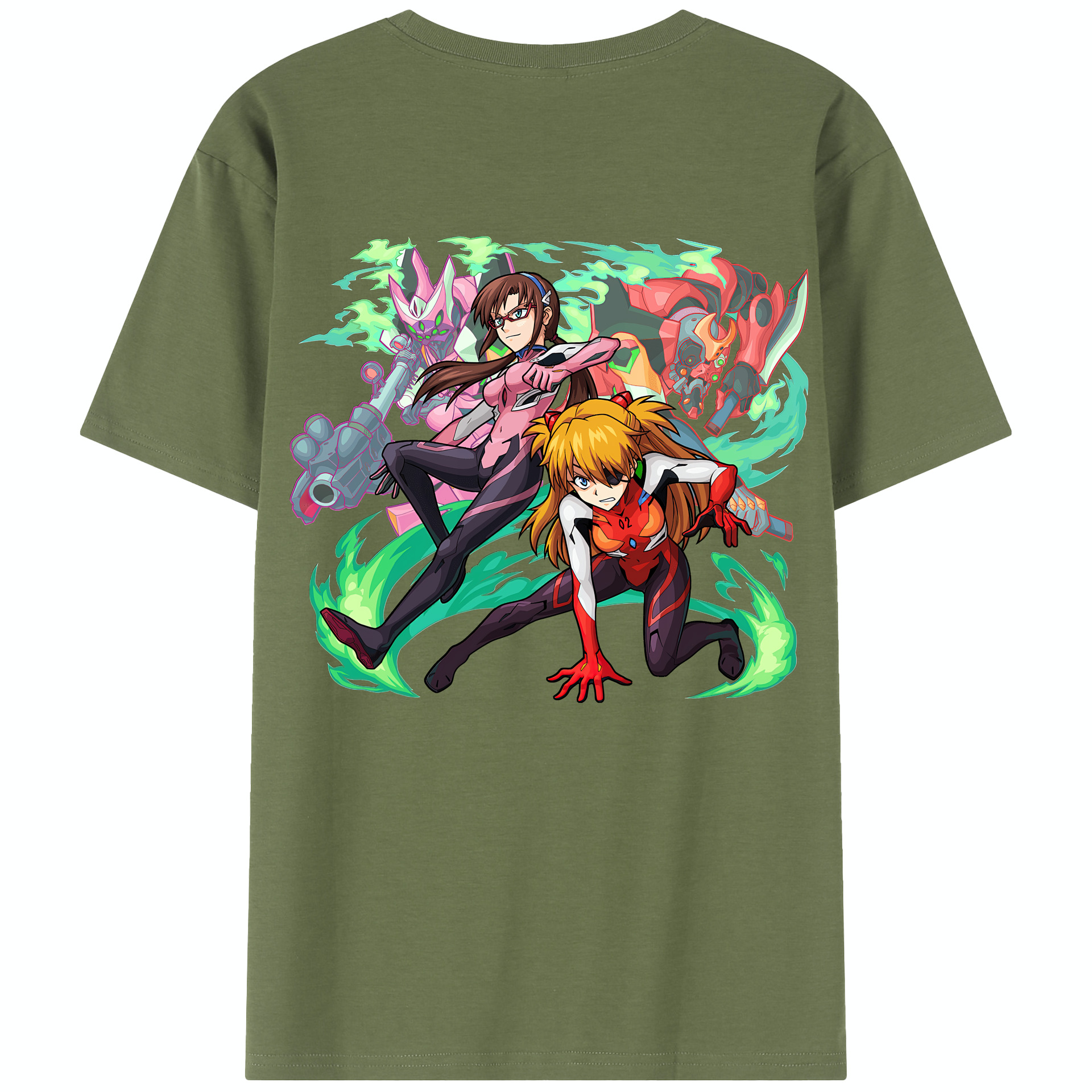 （画像用） EVA 新世紀エヴァンゲリオン 綿100％半袖Tシャツ（背面プリント）